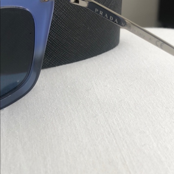 Prada Absolute Aviator Blue Sunglasses - Picture 5 of 11
